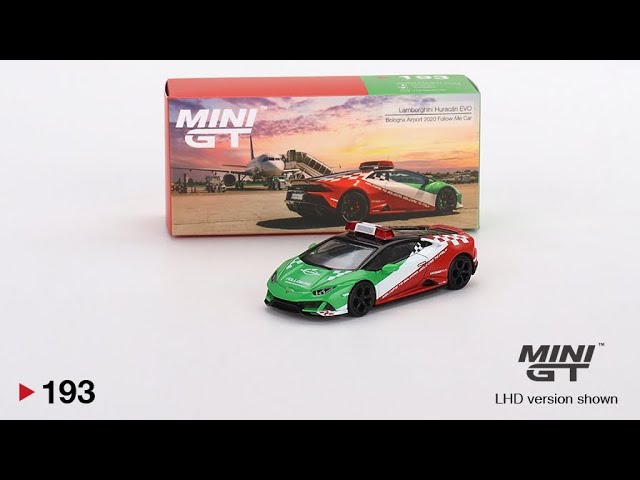 The Mini GT Showcase #193 Lamborghini Huracán EVO Bologna Airport
