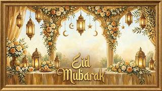 Eid Mubarak 4K Frame TV Art | Islamic Lanterns & Floral Arch 🌙✨ ديكور عيد فاخر وفوانيس إسلامية screenshot 5