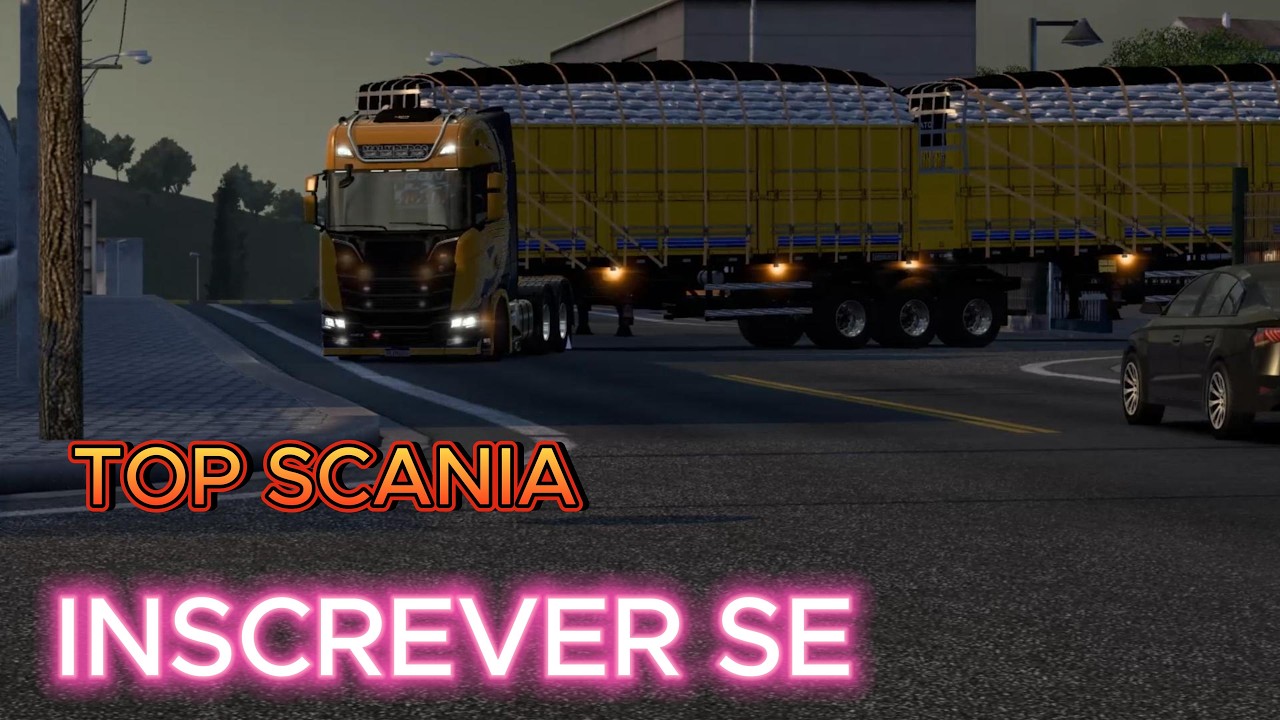 A SCANIA MAIS TOP N  MAPA EAA! 🚛✨