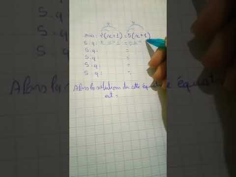 معادلات معادلة سهلة جدا مع التصحيح