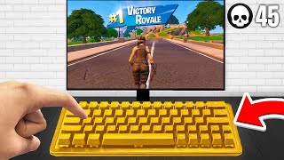 $1 vs $1,000 Keyboard in Fortnite! screenshot 4