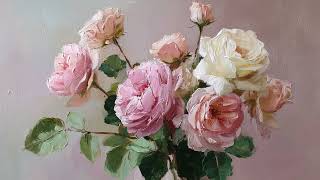 Vintage Floral Art for TV 🌸 | Soft Flower Paintings Slideshow | 4K Aesthetic TV Background | 2 Hours screenshot 5