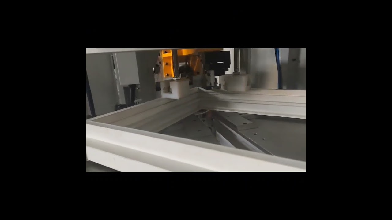 ACCU -150 Corner cleaning  machine for American vinyl window fabrication 