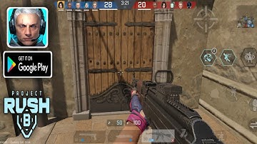 Project rushB gameplay like valorent mobile