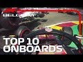 Lap 1 Chaos, Dazzling Passes And The Top 10 Onboards | 2019 Belgian Grand Prix