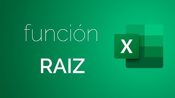 Función RAIZ de Excel