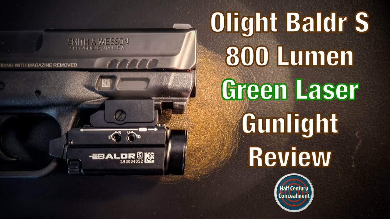 Olight Baldr S Gunlight Review 800 Lumens with Green Laser Olight Baldr S Gunlight Review 800 Lumens with Green Laser