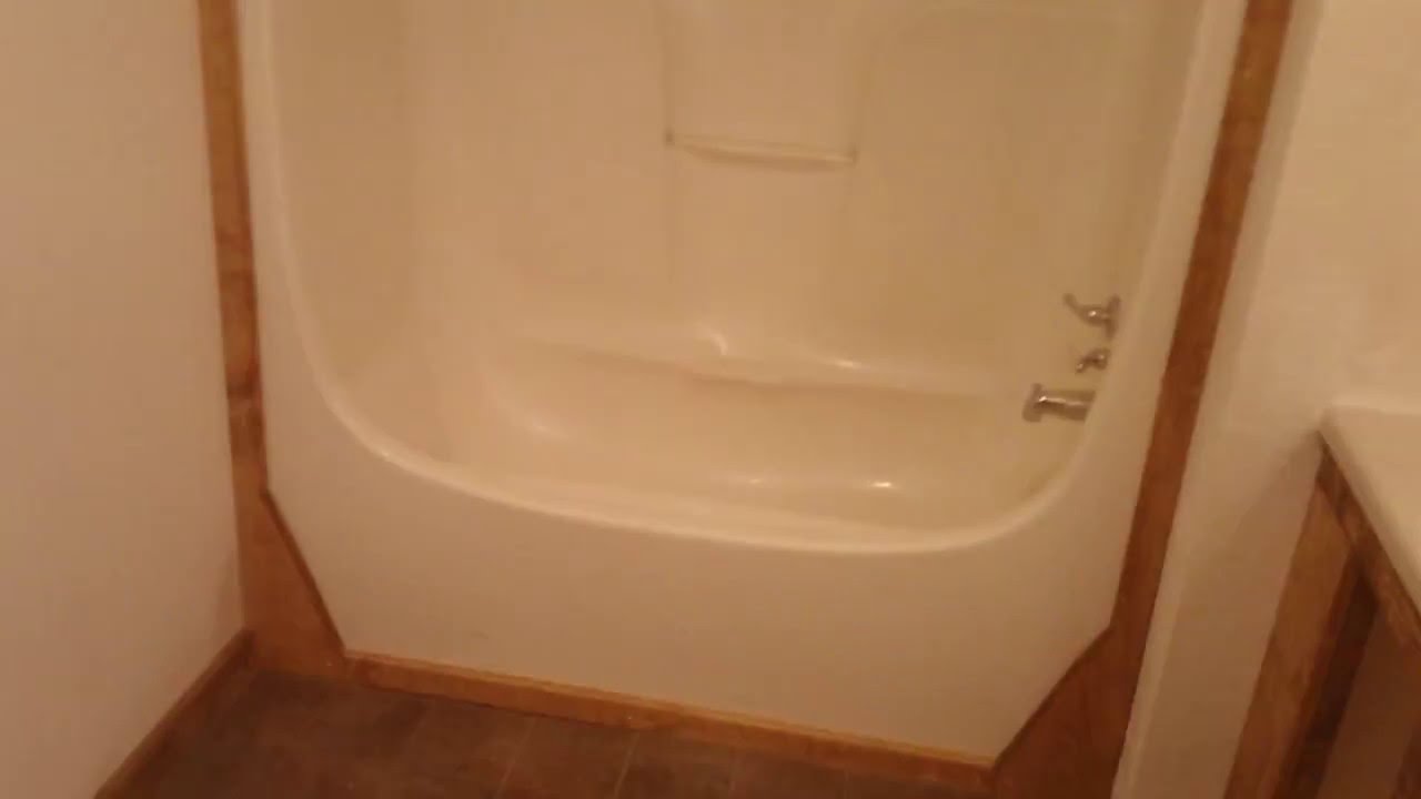 New Bathroom in Double wide being remodeled. YouTube