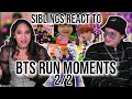 Siblings react to BTS RUN Funny Moments to watch during quarantine 2020| 2/2| REACTION 🤣💜✨