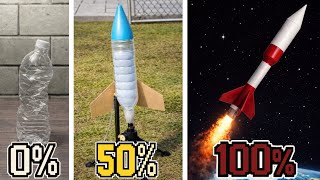 I Assembled a 100% DIY Bottle Rocket in the Basement to the Sky