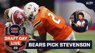 INSTANT REACTION: Chicago Bears Select CB Tyrique Stevenson in the 2nd Round | CHGO Bears Podcast