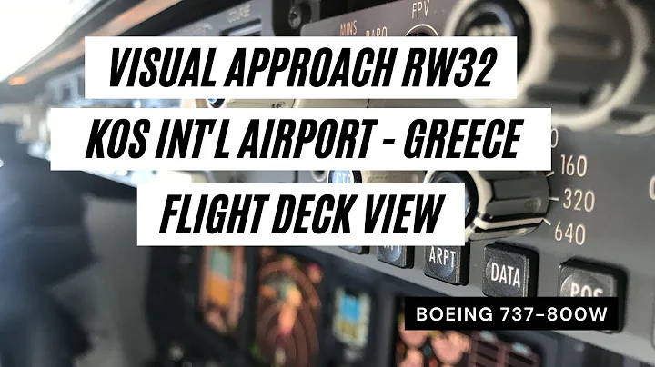 Pilot View | Visual Approach into Kos, Greece | RW32, B737