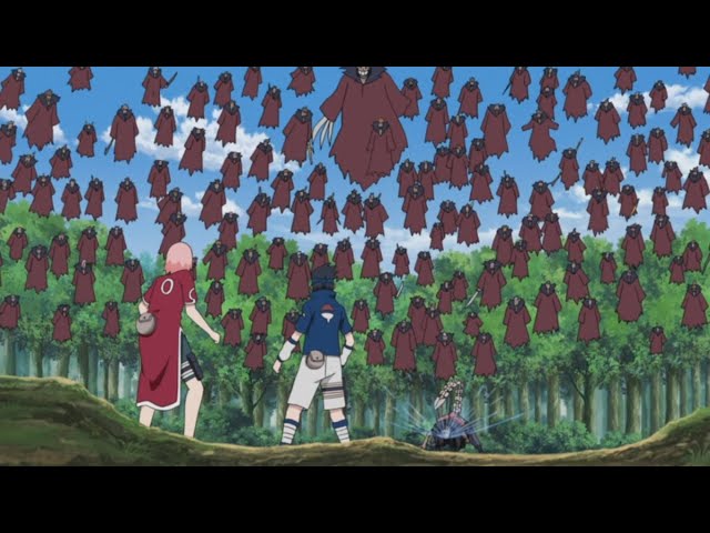 Naruto defeated 1000 of Sasori puppets with rasengan barrage [English subtitles] class=