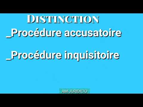 Vidéo: Pourquoi le système accusatoire est-il important ?