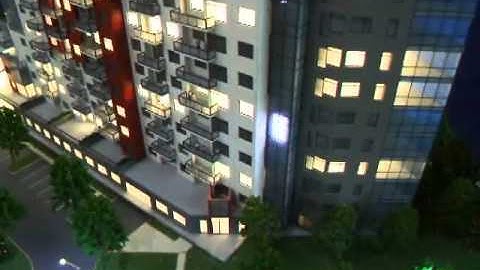RJ Models - Architectural Model - Moving Lift Effect 02