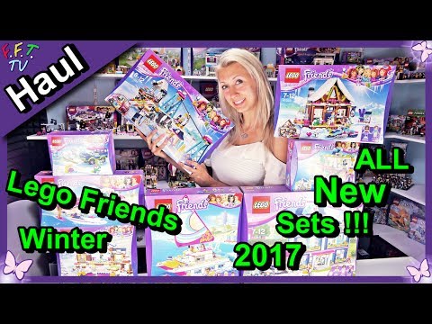 All New Lego Friends Winter Sets 2017 Amazing Shopping Haul