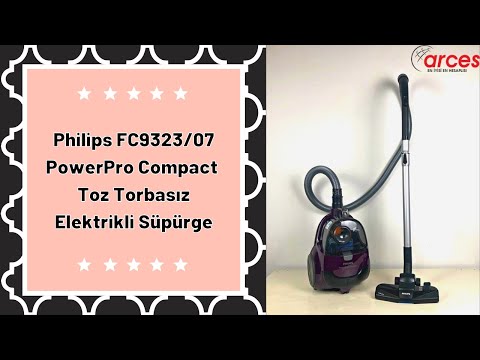 Philips FC9323/07 PowerPro Compact Elektrikli Süpürge tanıtımı, kutu açılımı ve testi