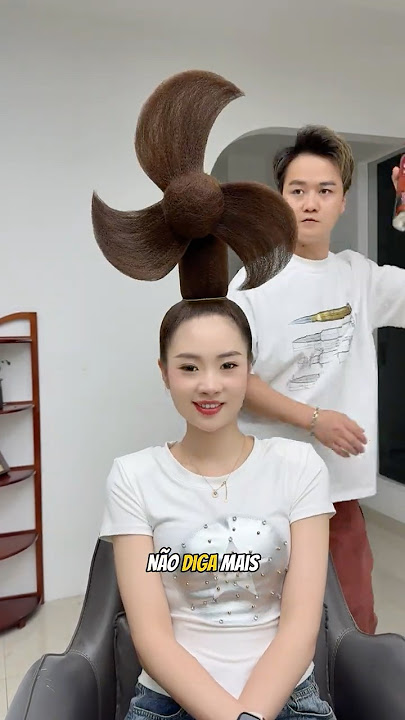 An AMAZING hairstyle to cool off! 🥵💨