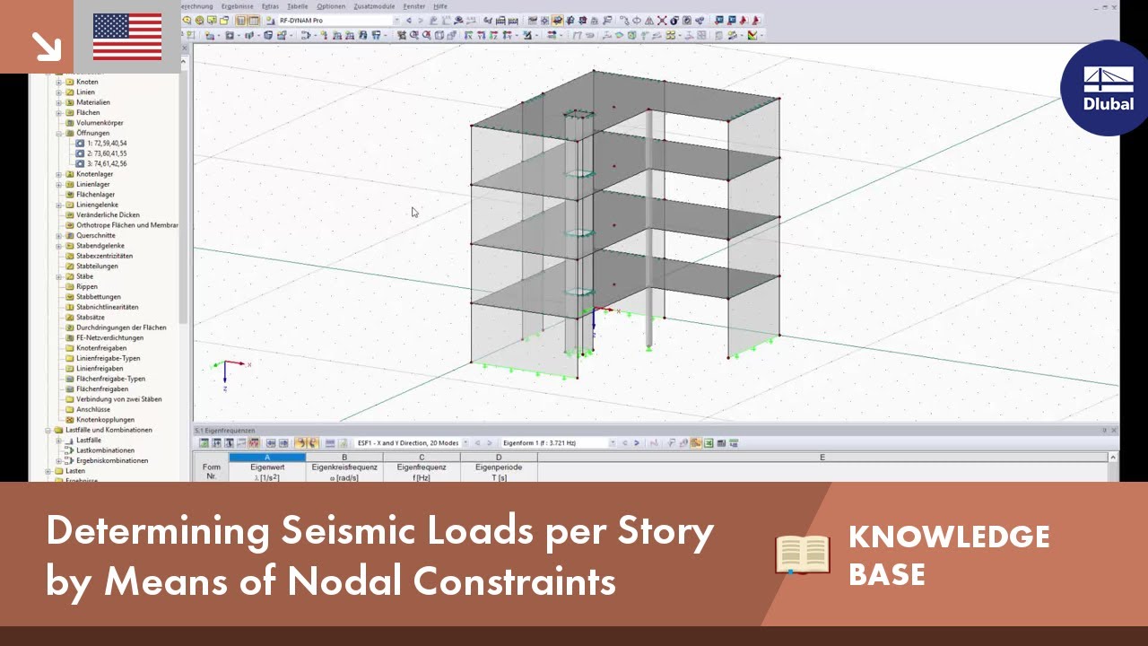 KB 001594 | Determining Seismic Loads per Story by Means of Nodal Constraints KB 001594 | Determining Seismic Loads per Story by Means of Nodal Constraints