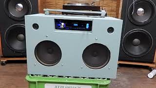 純正カースピーカー流用 作業用ブーンボックス
