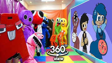 Rainbow Friends 360° - CINEMA HALL |Alphabet Lore But It