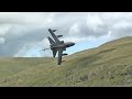 Awesome ground hugging tornado jet in the welsh mountains