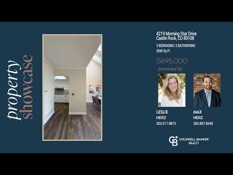 4219 Morning Star Drive, Castle Rock, CO home video tour