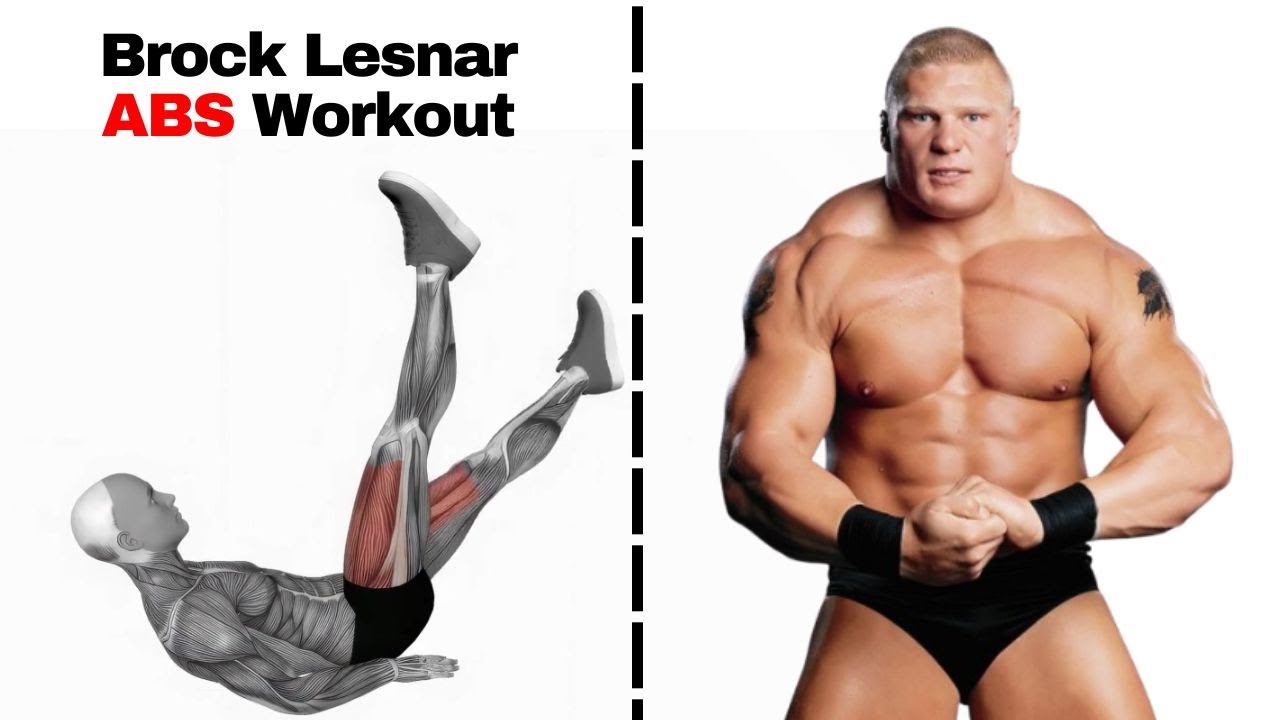 Brock Lesnar’s Intense Abs Workout 🔥💥 Core of a Beast!