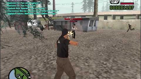 GTA SAMP- Mafia Gang Abusing Rules on SZR GTA Roleplay Server.