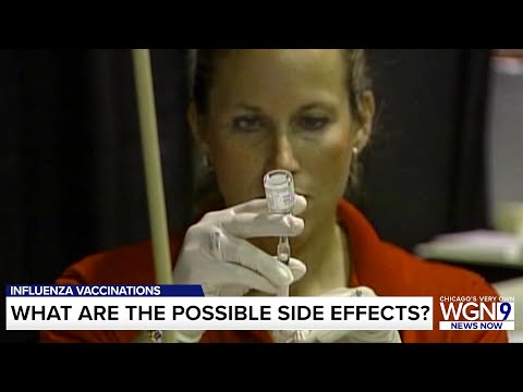 What are side effects of the flu shot?