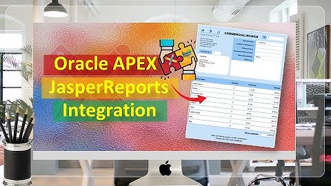 Oracle APEX & JasperReports Integration for FREE PDF Printing