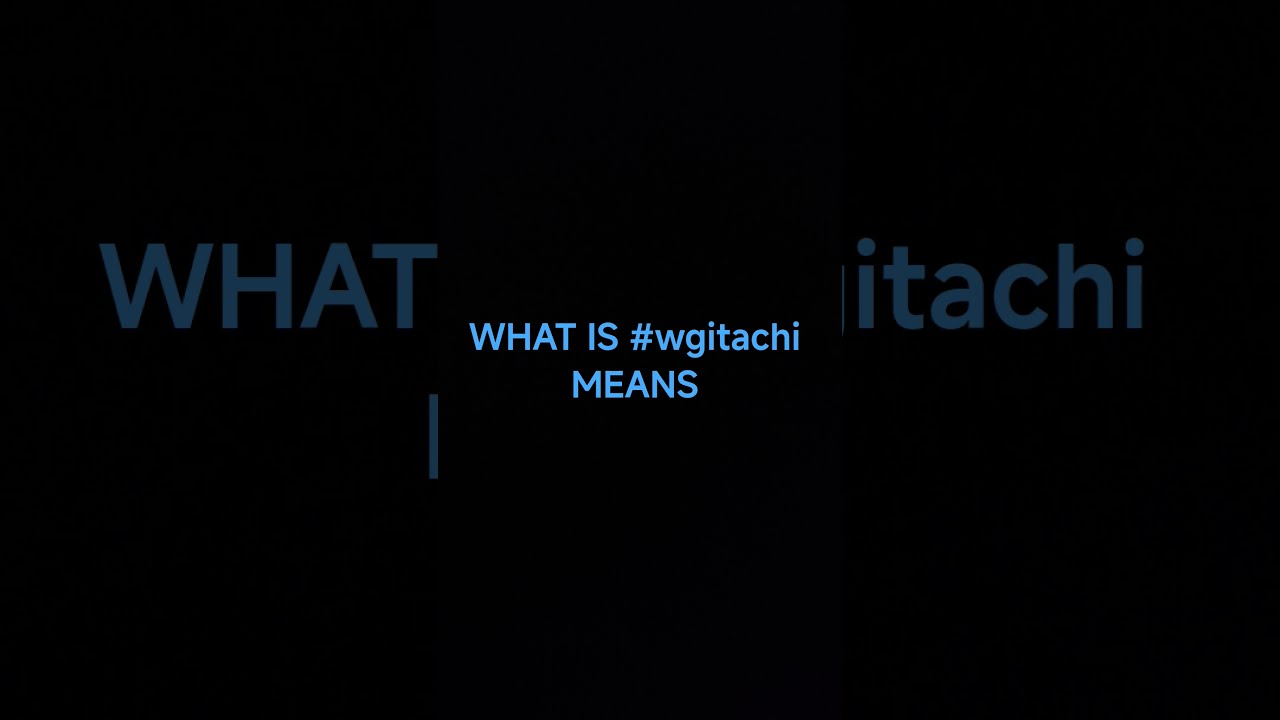 WHAT IS Wgitachi MEANS