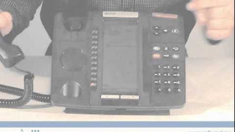 EDV- Mitel 5320 IP Phone Tutorial - Answer, Make and End a Call
