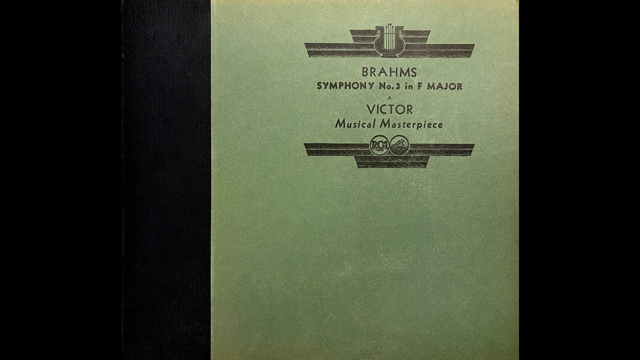 BRAHMS SYMPHONY No. 3 - Leopold Stokowski (sp,78rpm) - YouTube