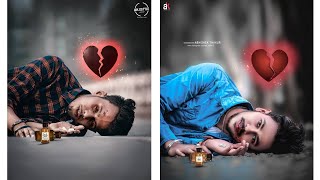 Picsart Broken Photo Editing || Instagram Vrial Editing 2021 || Broken Heart Editing picsart