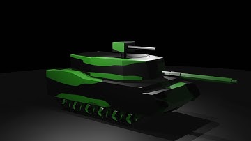 Low Poly Model of a Tank - Blender 2.9