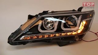 Передние фары светодиодные - Тип 2, тюнинг Тойота Камри v50. Передние фары светодиодные - Тип 2, тюнинг Тойота Камри v50.
