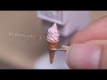 ミニチュアソフトクリームメーカー絞りのカラクリ！？とストロベリー味🍓