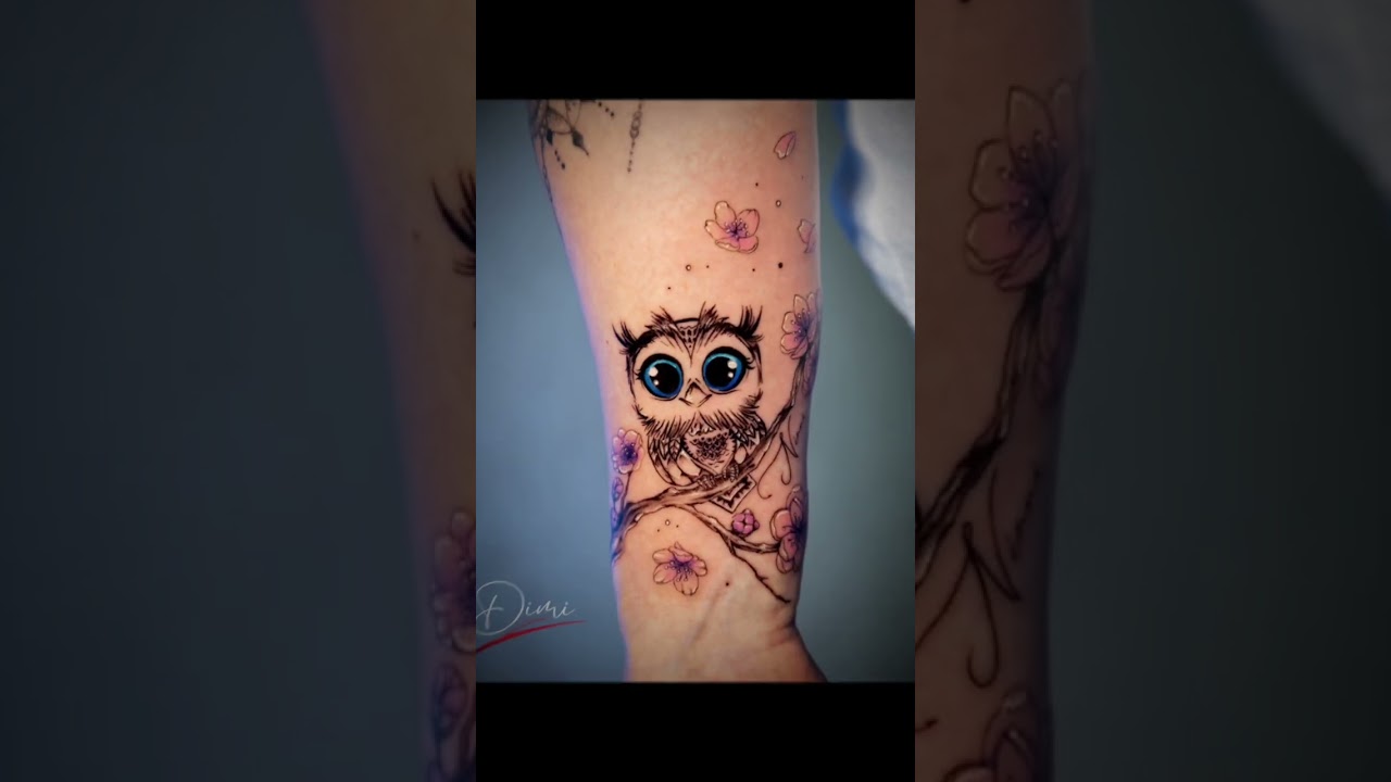 Blumen Flower Fineline Zart filigran Tattoo Dimi Old Dragon Ink Dinkelsbühl