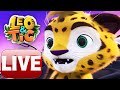 Leo and Tig 🦁 Best Stories 🔴 LIVE 🔴 Funny Family Good Animated Cartoon for Kids