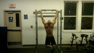 Chin ups and deadlift supersets