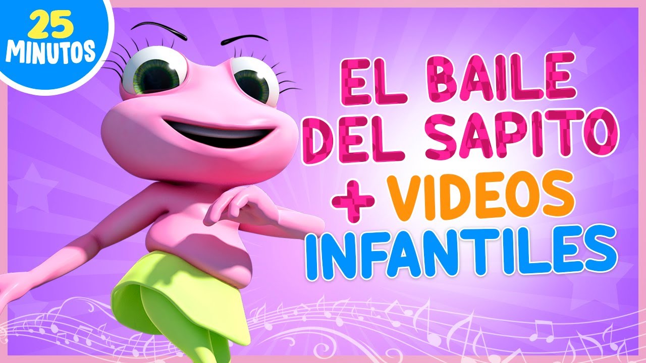 bordado Ups clima El baile del sapito + otros vídeos infantiles en Español - YouTube