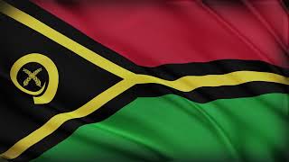 Vanuatu Flag Waving | 1 Hour Seamless Loop | 4K HD screenshot 1