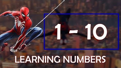 COUNT TO 10 WITH SPIDERMAN!
