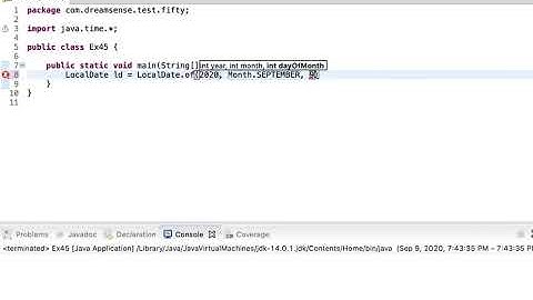 Java | Output day of week from LocalDate