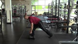 Double Arm Row from Split Stance