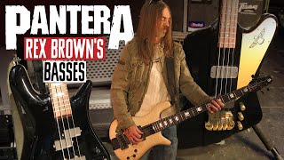 Rex Brown's Pantera Basses Featuring Gibson Thunderbirds and Spector 5 Strings