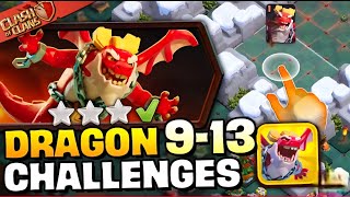 Easily 3 Star Dragon Escape Challenges 9-13 (Clash of Clans