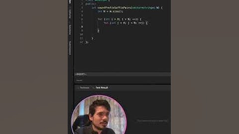 3042.  Count Prefix and Suffix Pairs I