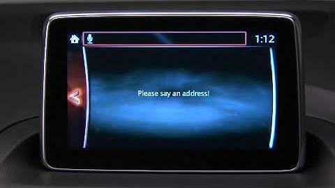 Mazda3 Navigation System